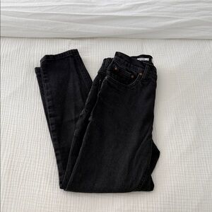 5/30❤️‍🔥 Mango Charcoal Black Denim Pants